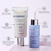 kit facial hombres protector y serum acido hialuronico