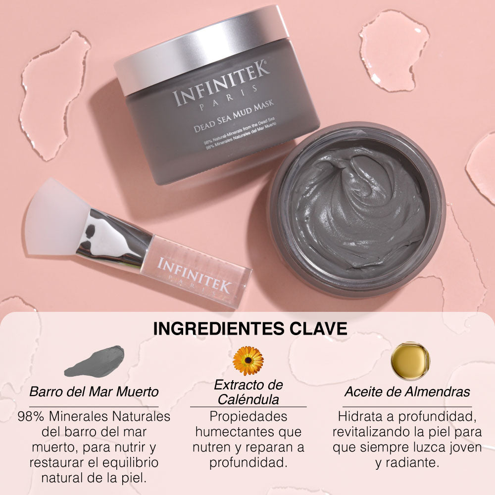 ingredientes clave  Mascarilla de Barro del Mar Muerto