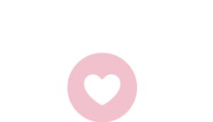 icono rosa de un corazón dentro de un circulo que representa